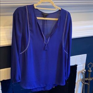 Blue J Crew blouse